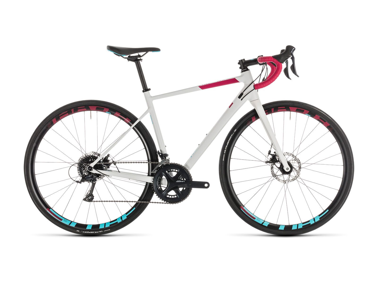 Cube Axial WS Pro Disc, white´n´berry - Bild 1