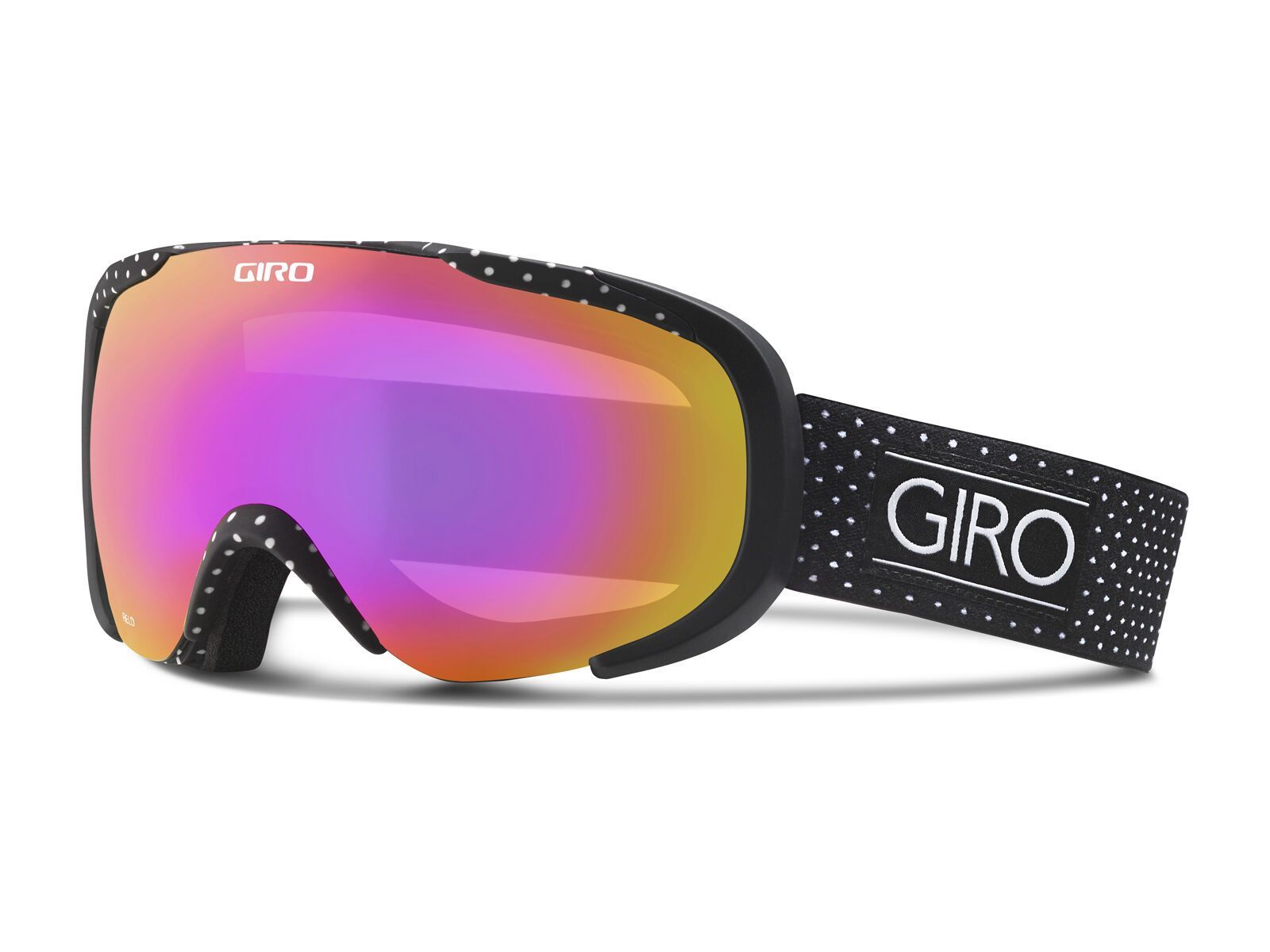 Giro Field, black mini dots/amber pink - Bild 1