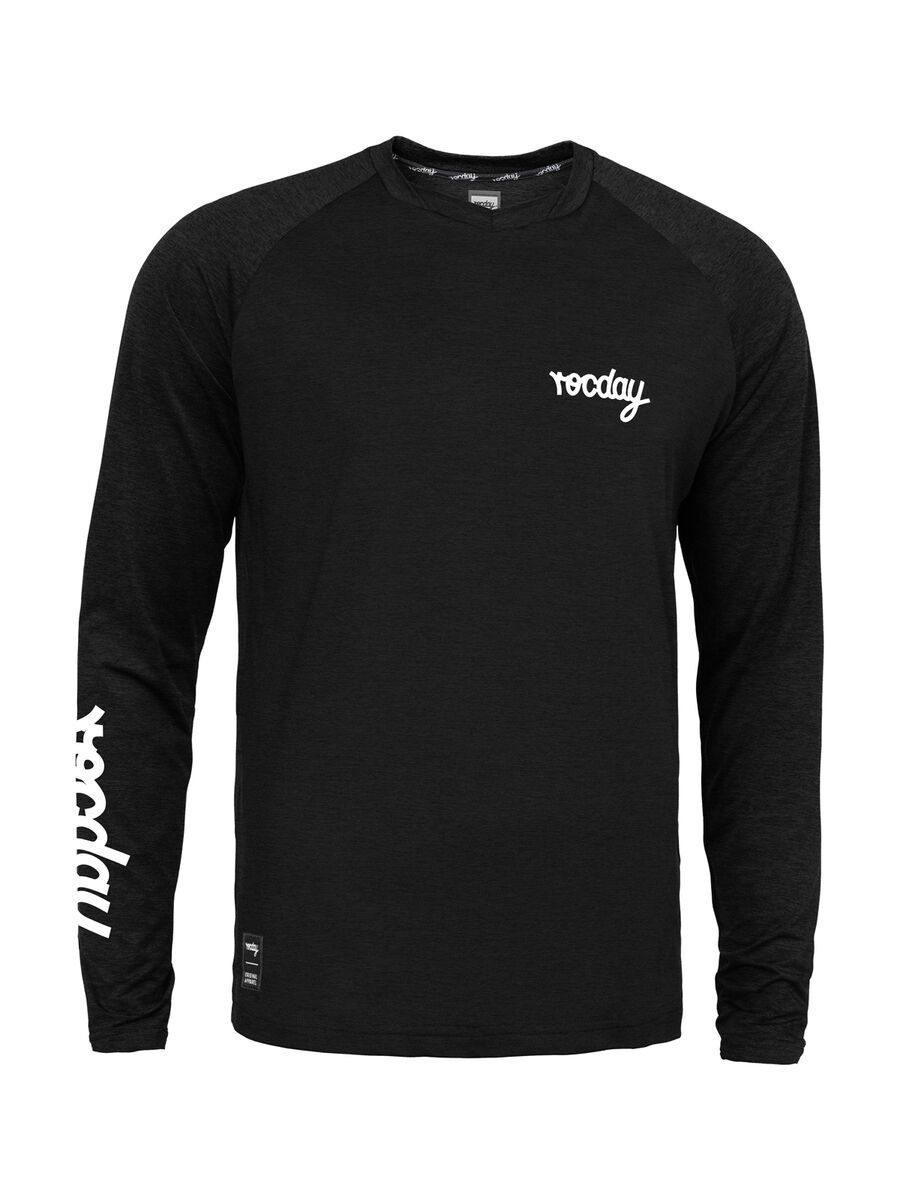 Rocday Evo Race Long Sleeve Jersey, black / white - Bild 1
