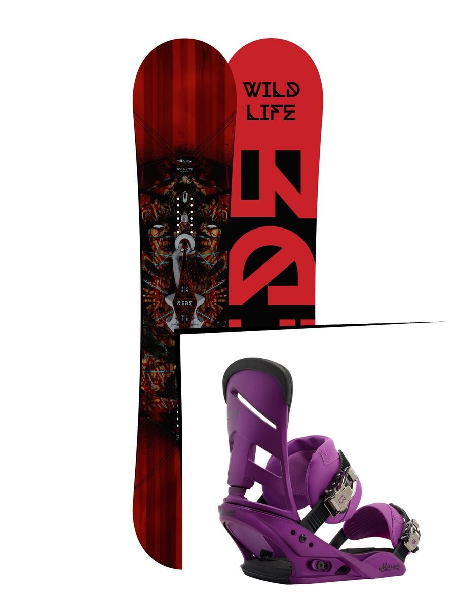 Set: Ride Wild Life 2016 + Burton Mission (1191287S) - Bild 1