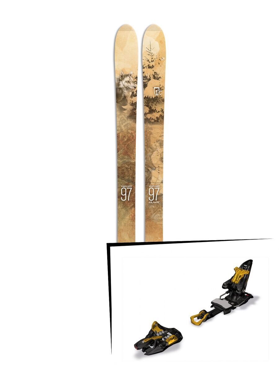 Set: Icelantic Vanguard 97 2017 + Marker Kingpin 10 (1289300) - Bild 1