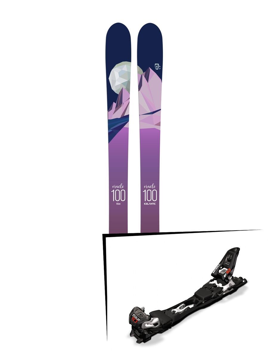 Set: Icelantic Oracle 100 2018 + Marker F10 Tour black/white - Bild 1