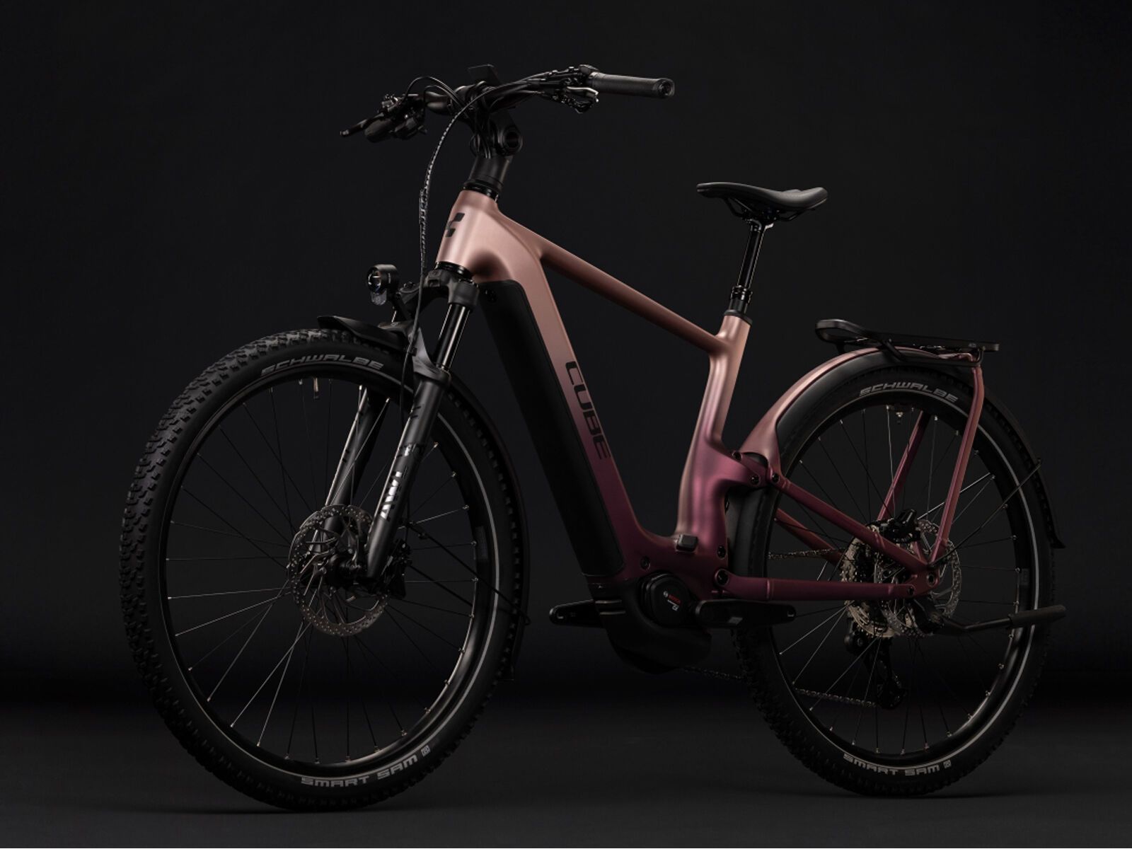 Cube Nuride Hybrid One11 SLX 800, mauve´n´black - Bild 4