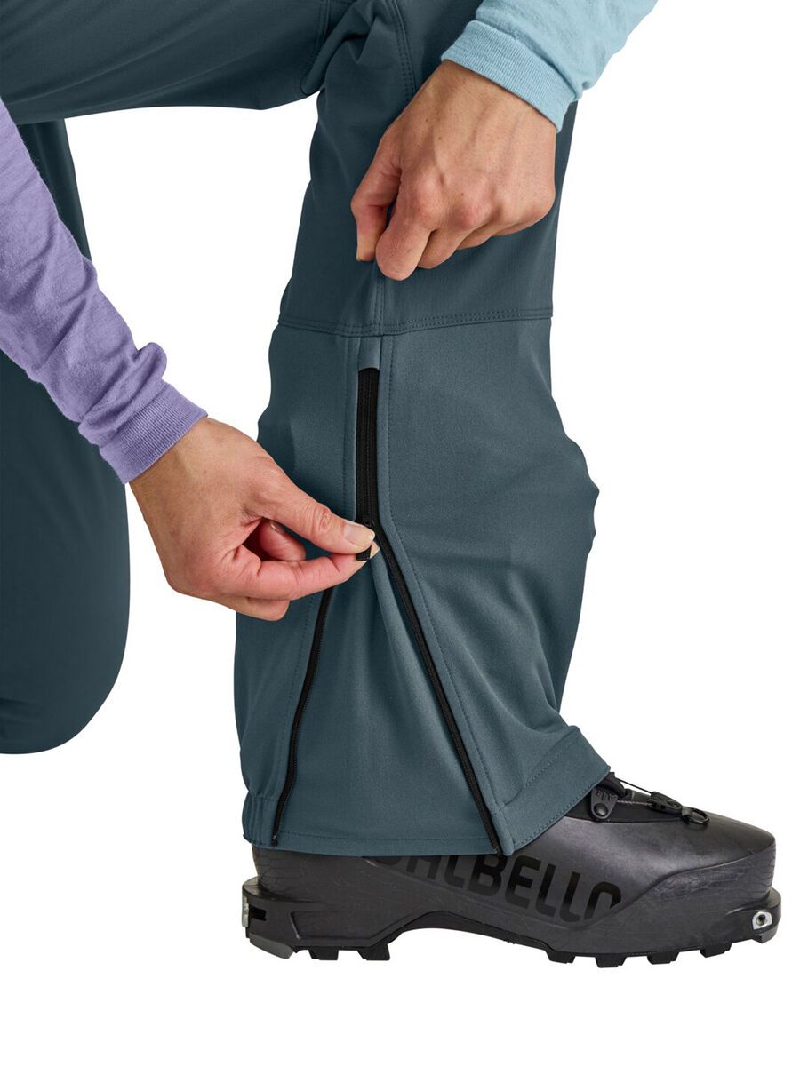 Ortovox Merino Airsolation Punta Berrino Stretch Pants W, black raven - Bild 3