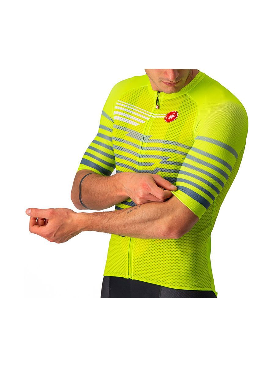 Castelli Climber's 3.0 SL Jersey, electric lime/blue - Bild 7
