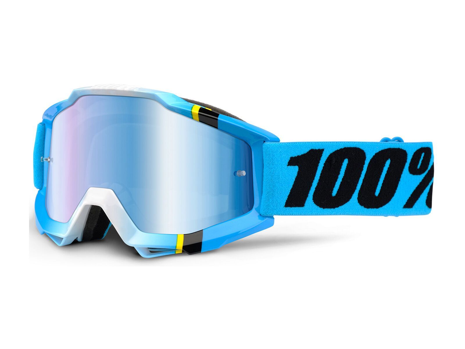 100% Accuri inkl. Wechselscheibe, blue crystal/Lens: mirror blue - Bild 1