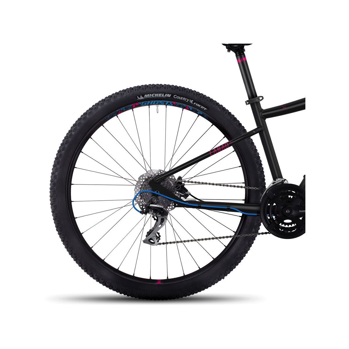 Ghost Lanao 2 AL 29, night black/riot blue/fuchsia pink - Bild 4