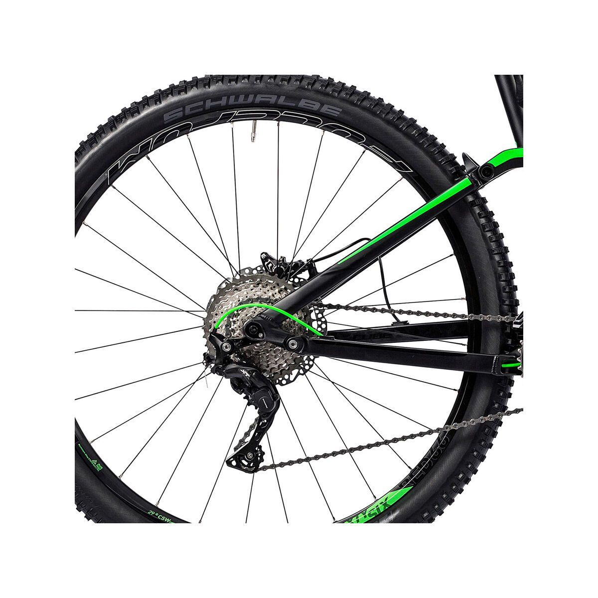 Cube Stereo 120 HPA SL 27.5, black´n´green - Bild 4