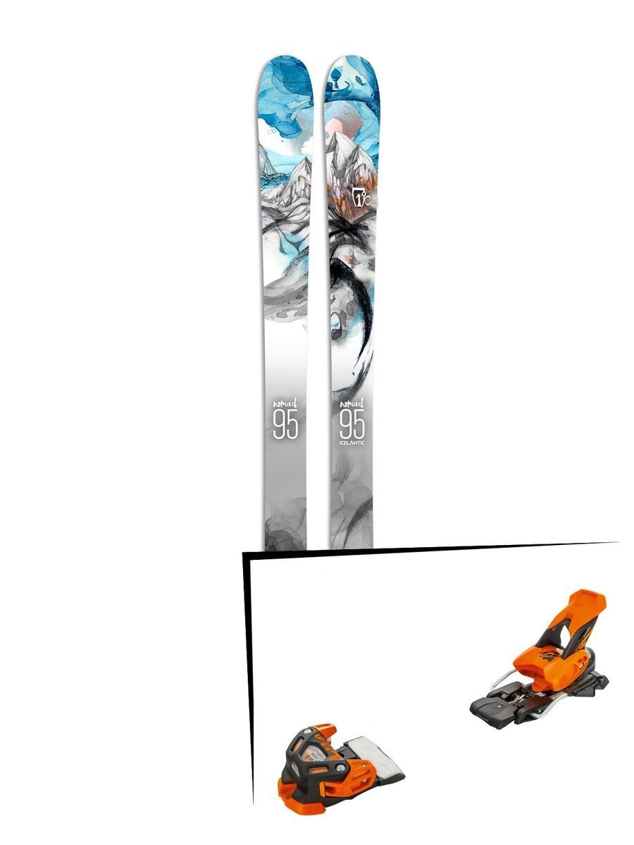 Set: Icelantic Nomad 95 2017 + Tyrolia Attack 16 (1715200) - Bild 1