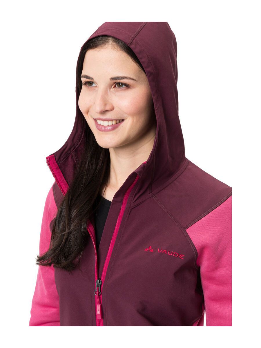 Vaude Women's Tremalzo Hooded Jacket, crimson red - Bild 4