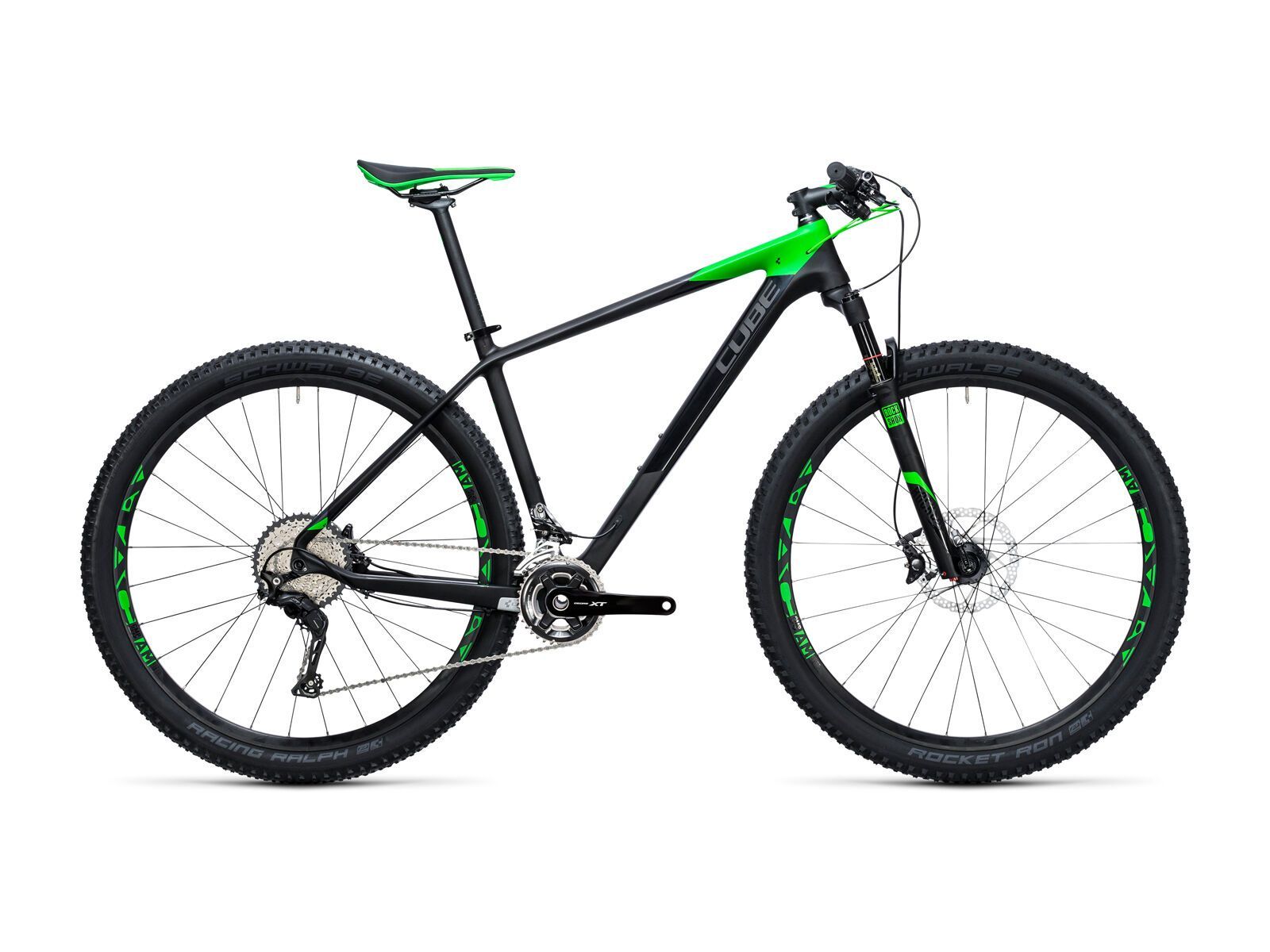 Cube Reaction GTC Race 27.5, carbon´n´green - Bild 1