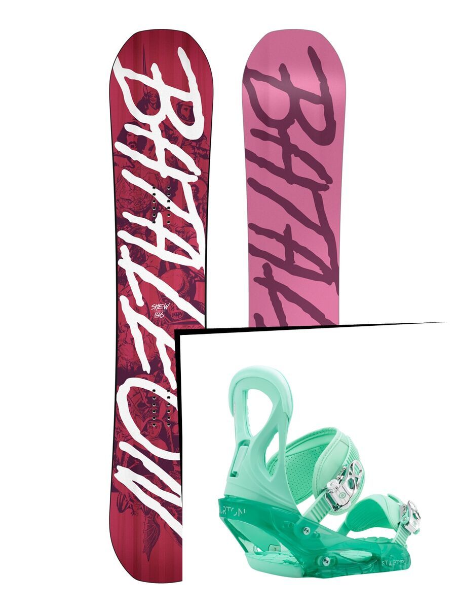 Set: Bataleon She-W 2017 + Burton Stiletto (1712933S) - Bild 1
