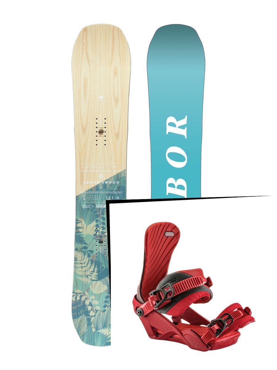 Set: Arbor Swoon Camber 2017 + Nitro Ivy (1691173S) - Bild 1
