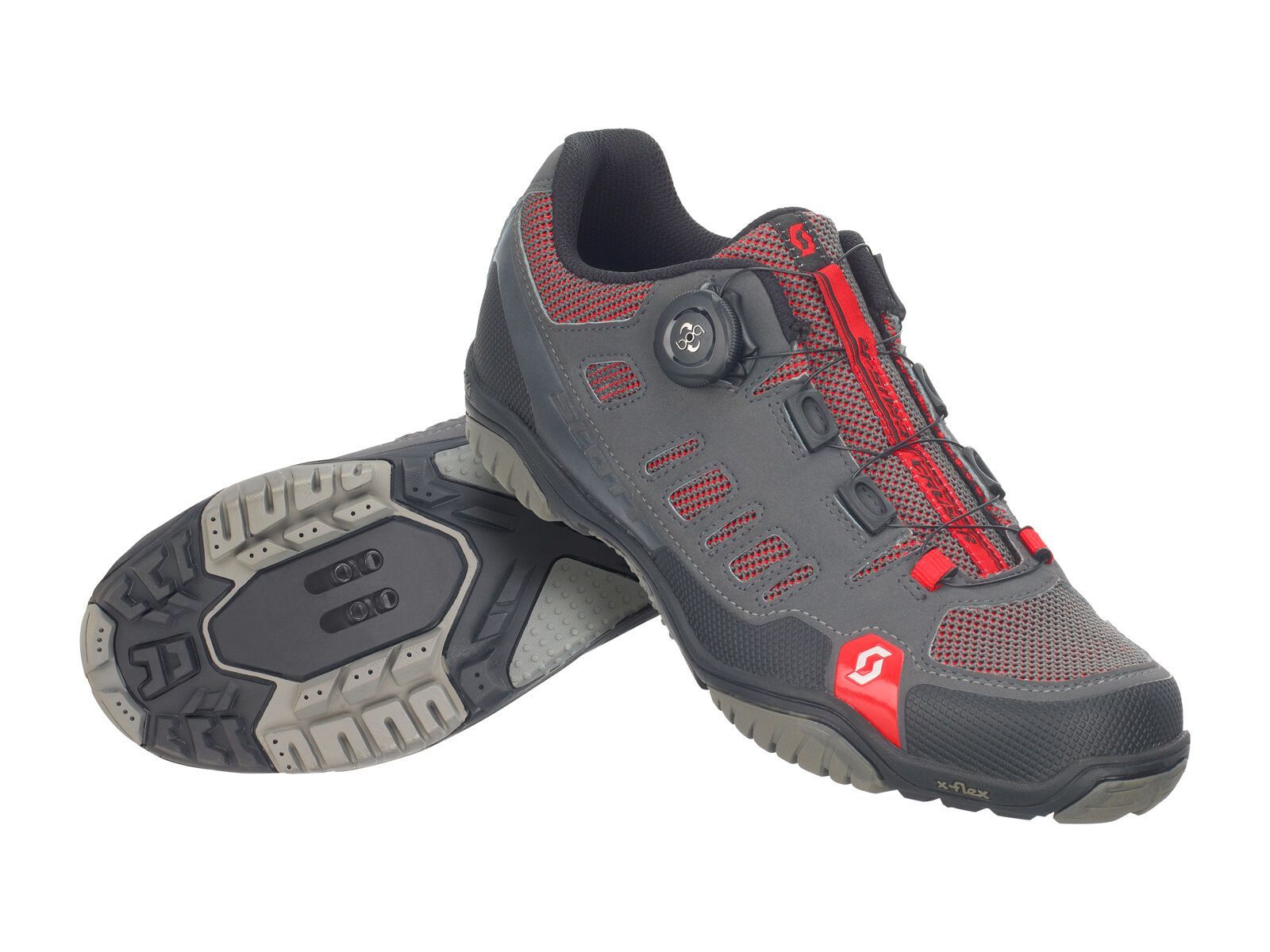 Scott Sport Crus-r Boa Shoe, anthracite/red - Bild 2
