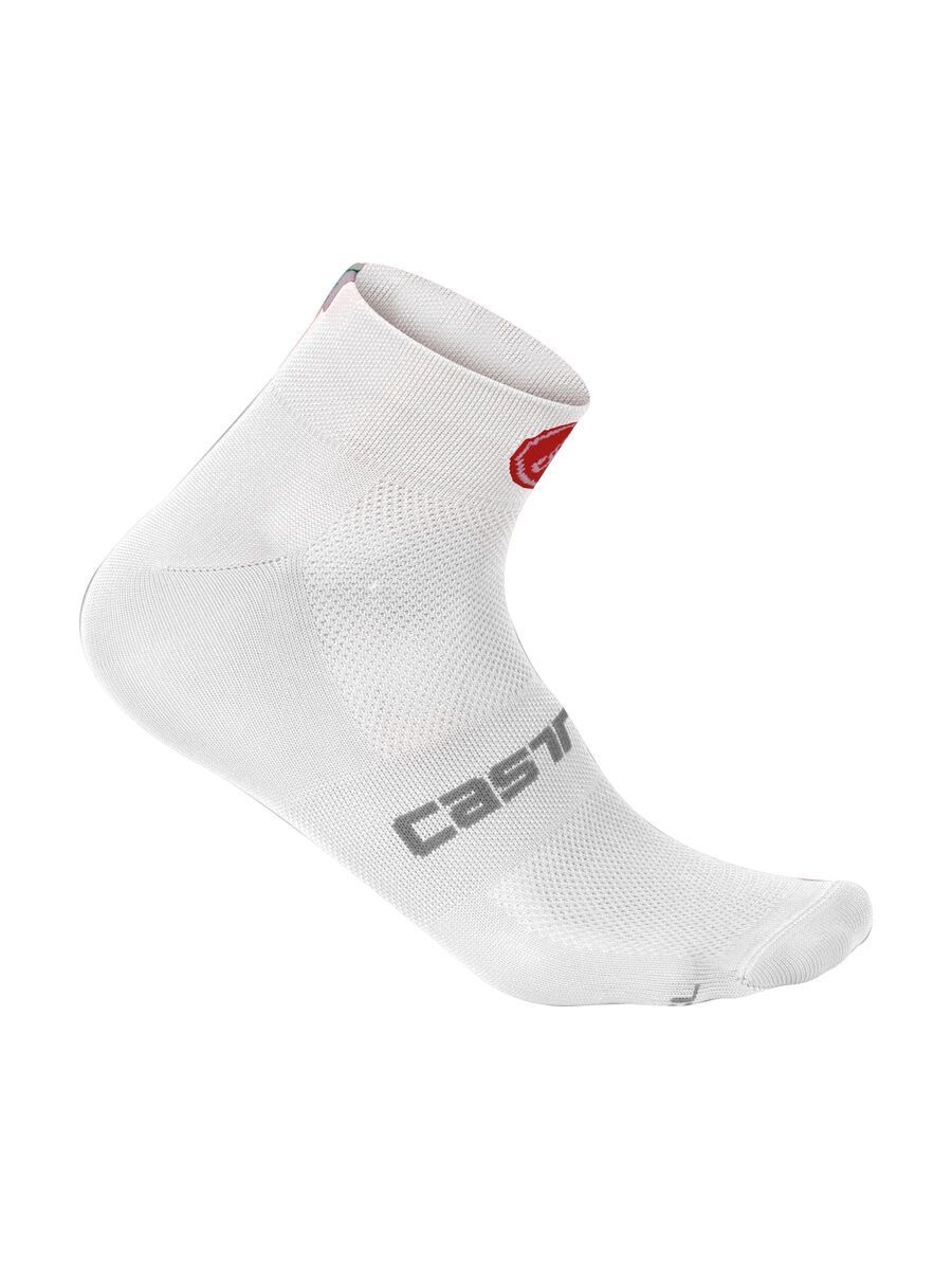 Castelli Quattro 3 Sock, white - Bild 1