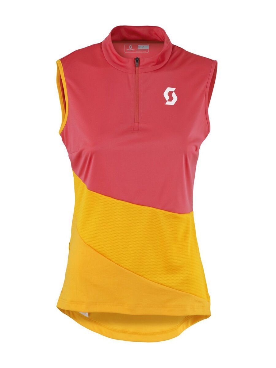 Scott Womens Trail Flow w/o sl Shirt, teaberry pink/zinnia orange - Bild 1