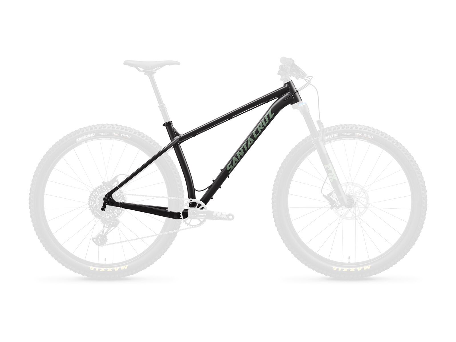 Santa Cruz Chameleon AL Frameset 27.5 Plus, gloss black and green - Bild 1
