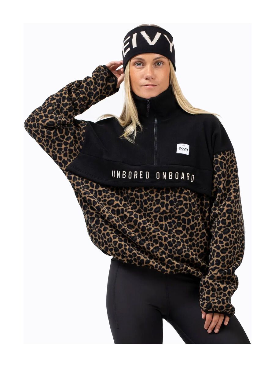 Eivy Ball Fleece, black/leopard - Bild 4