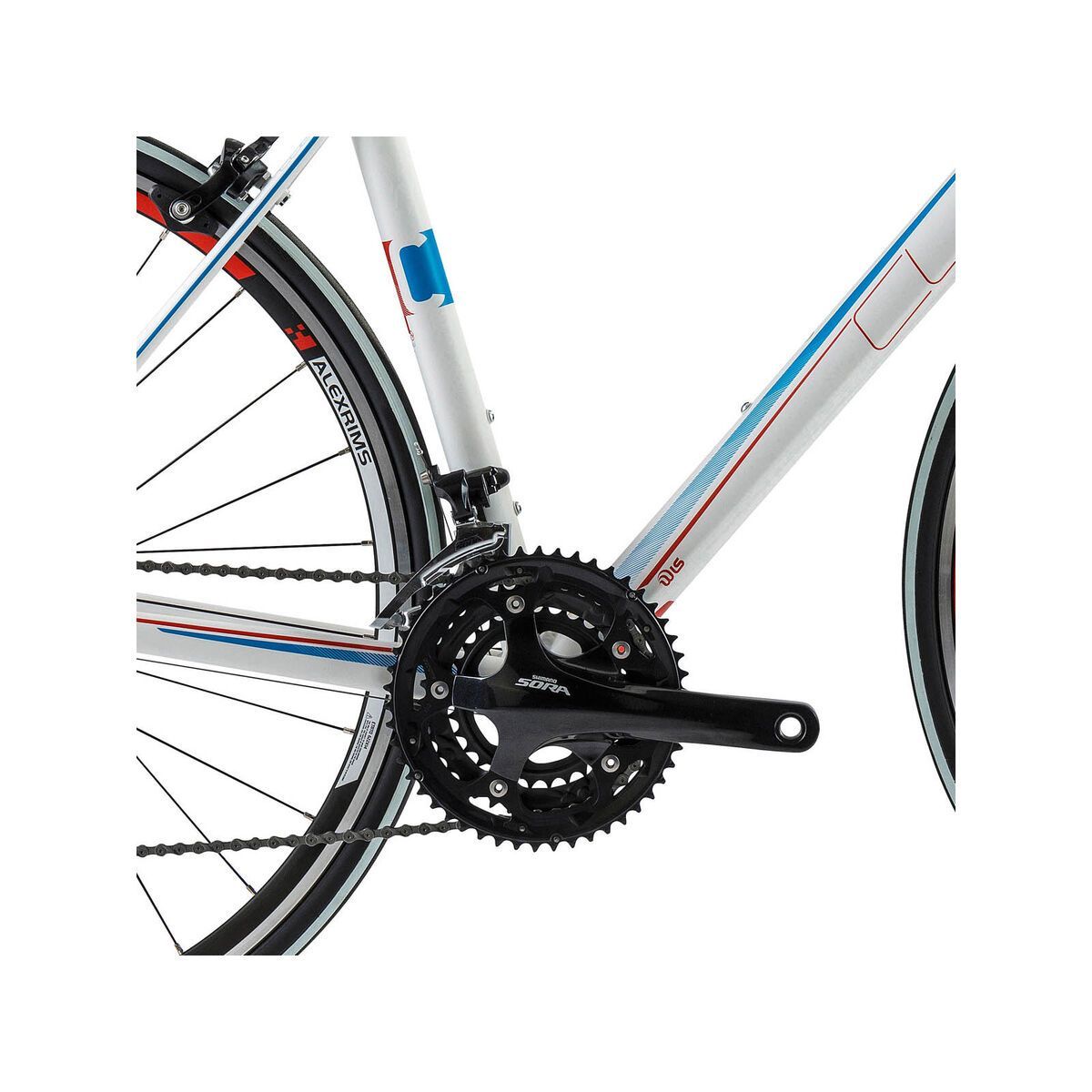 Cube Axial WLS, white/blue/red - Bild 3