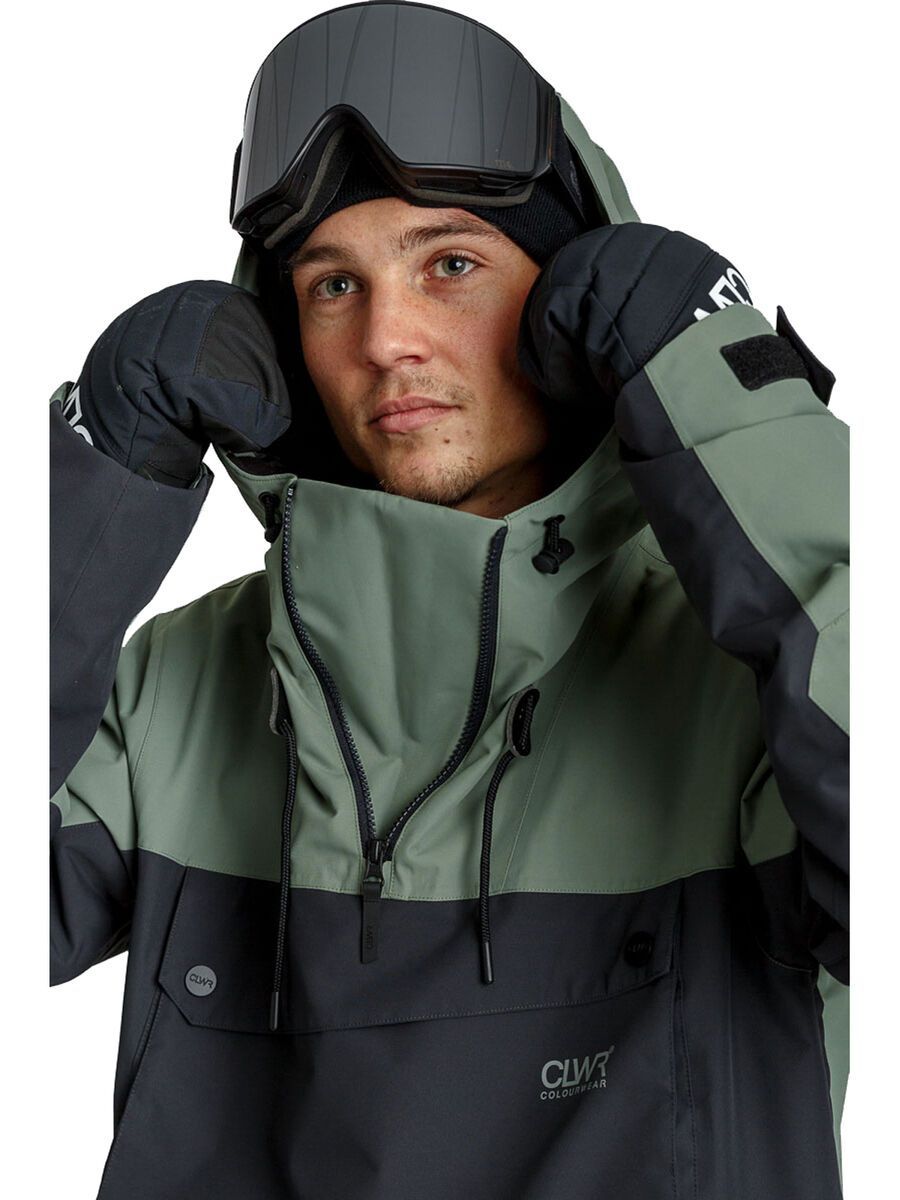 Colourwear Essential Anorak Men, grey green - Bild 3