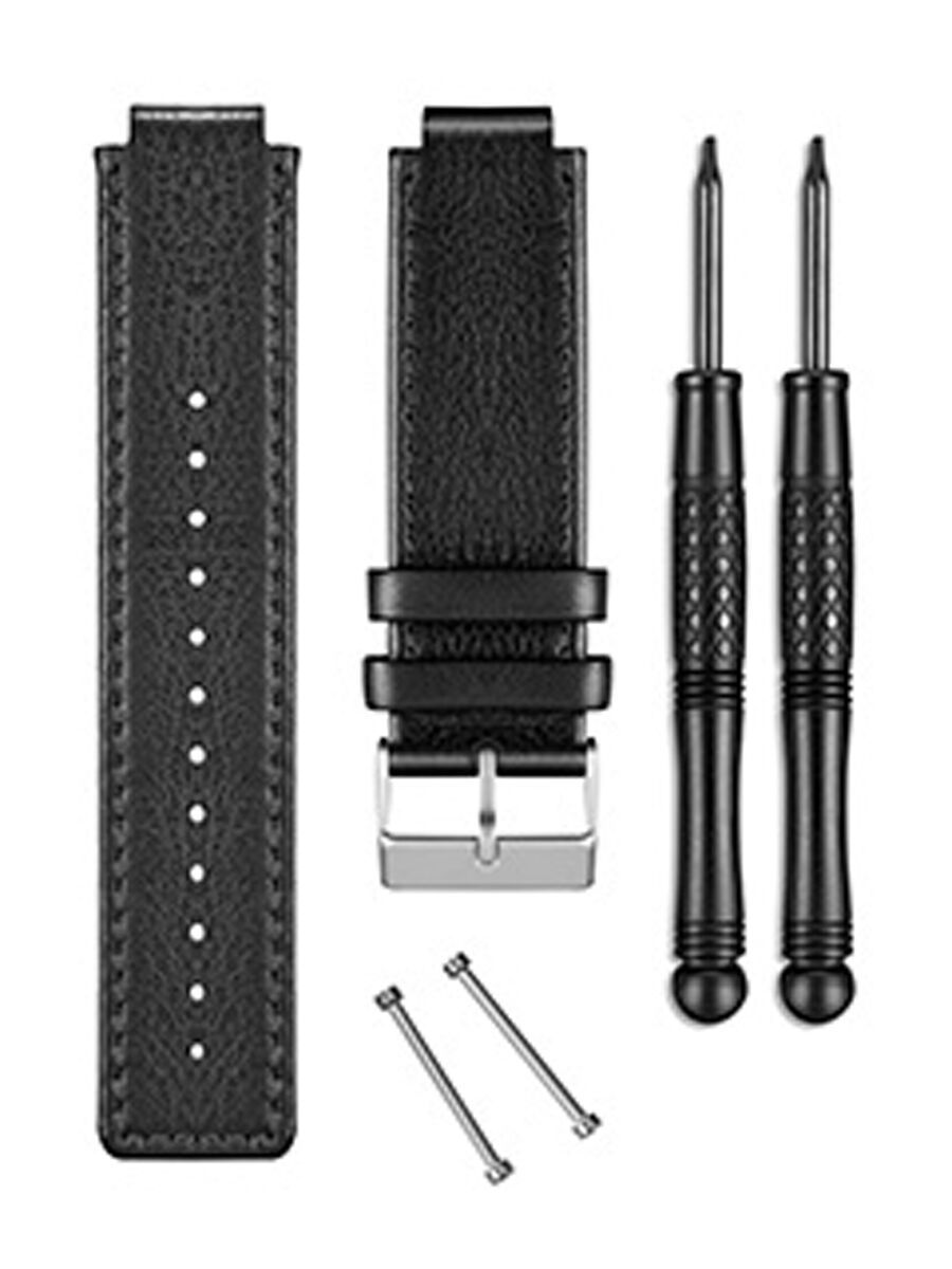 Garmin vivoactive Ersatzarmband Leder, schwarz - Bild 1