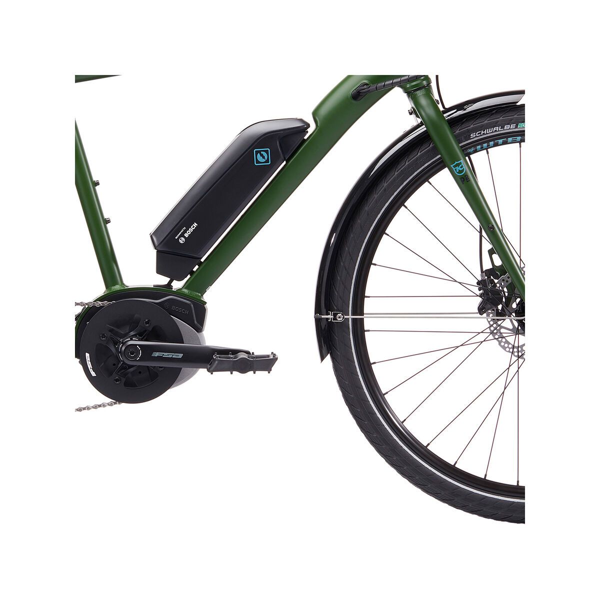 Kona Dew-E, matt eco green w/ dark forest & dark seafoam decals - Bild 4