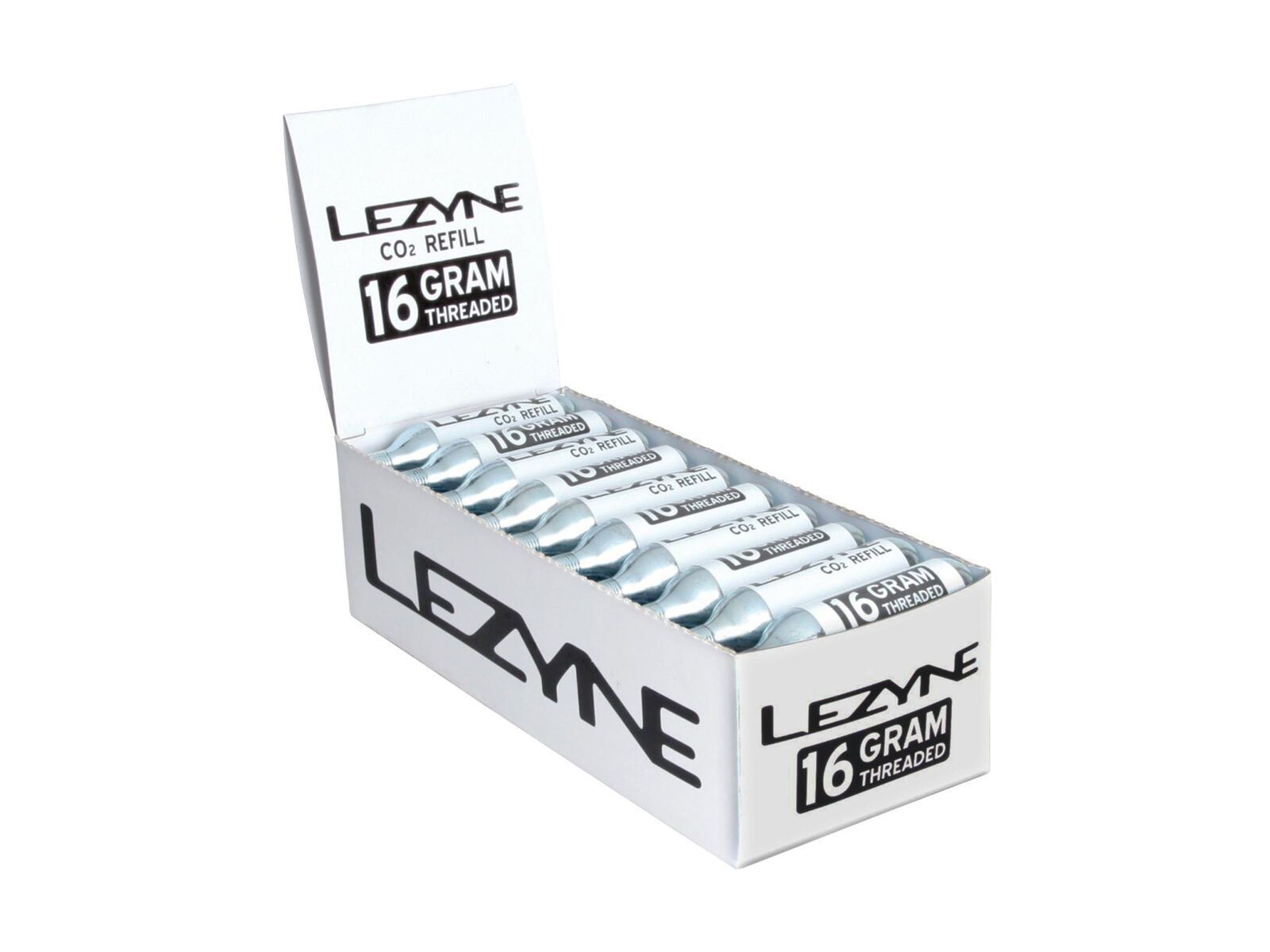 Lezyne CO2 Cartridge 16 g, 30 Stück Displaybox - Bild 1