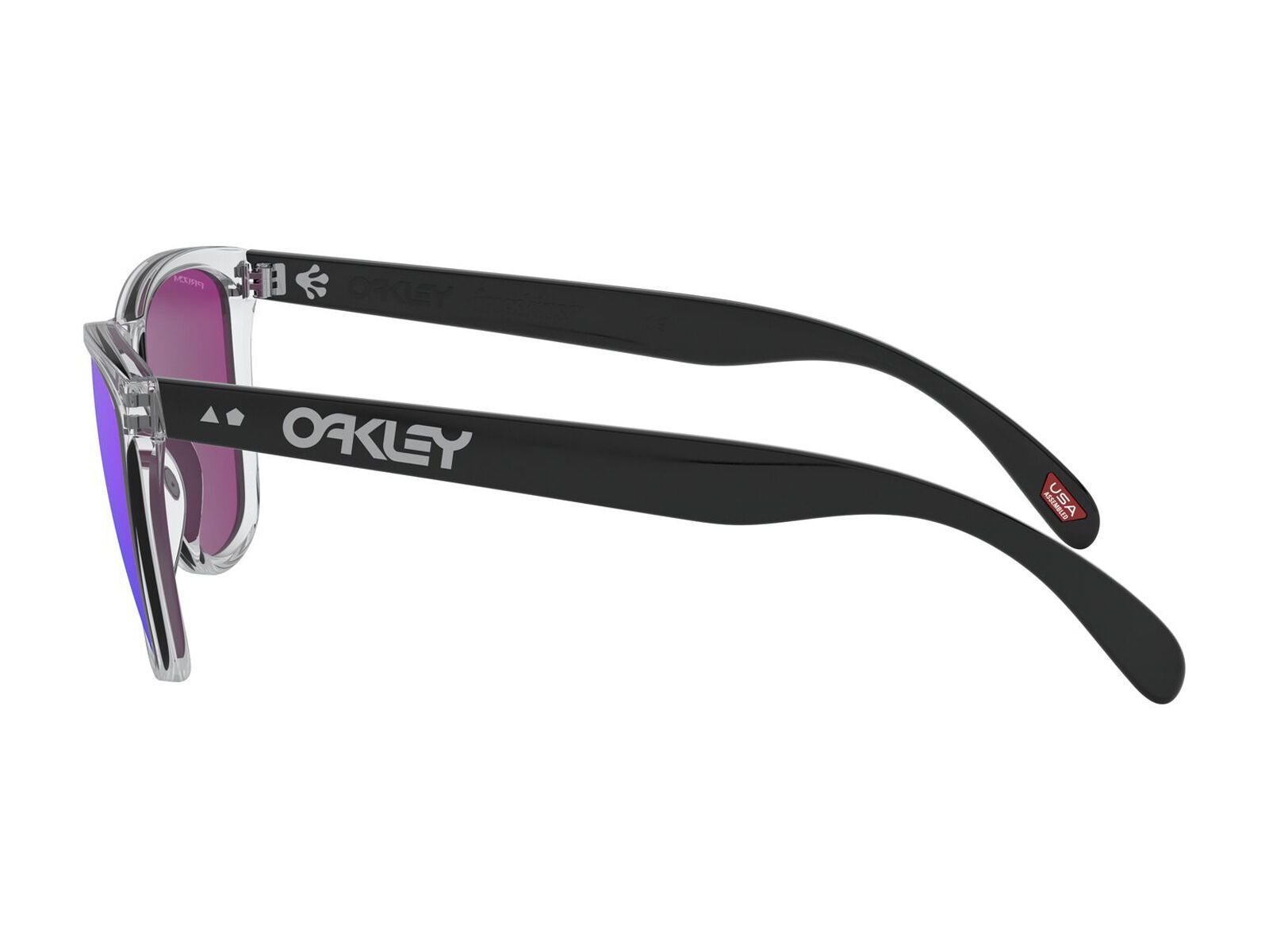 Oakley Frogskins Prizm 35th Anniversary, polished clear/Lens: prizm violet - Bild 3