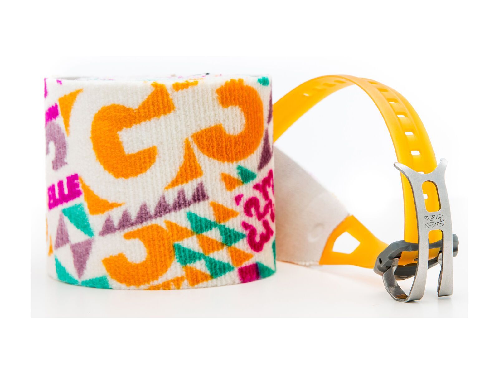 G3 Alpinist High Traction Elle Climbing Skins 130 mm, purple orange green - Bild 2