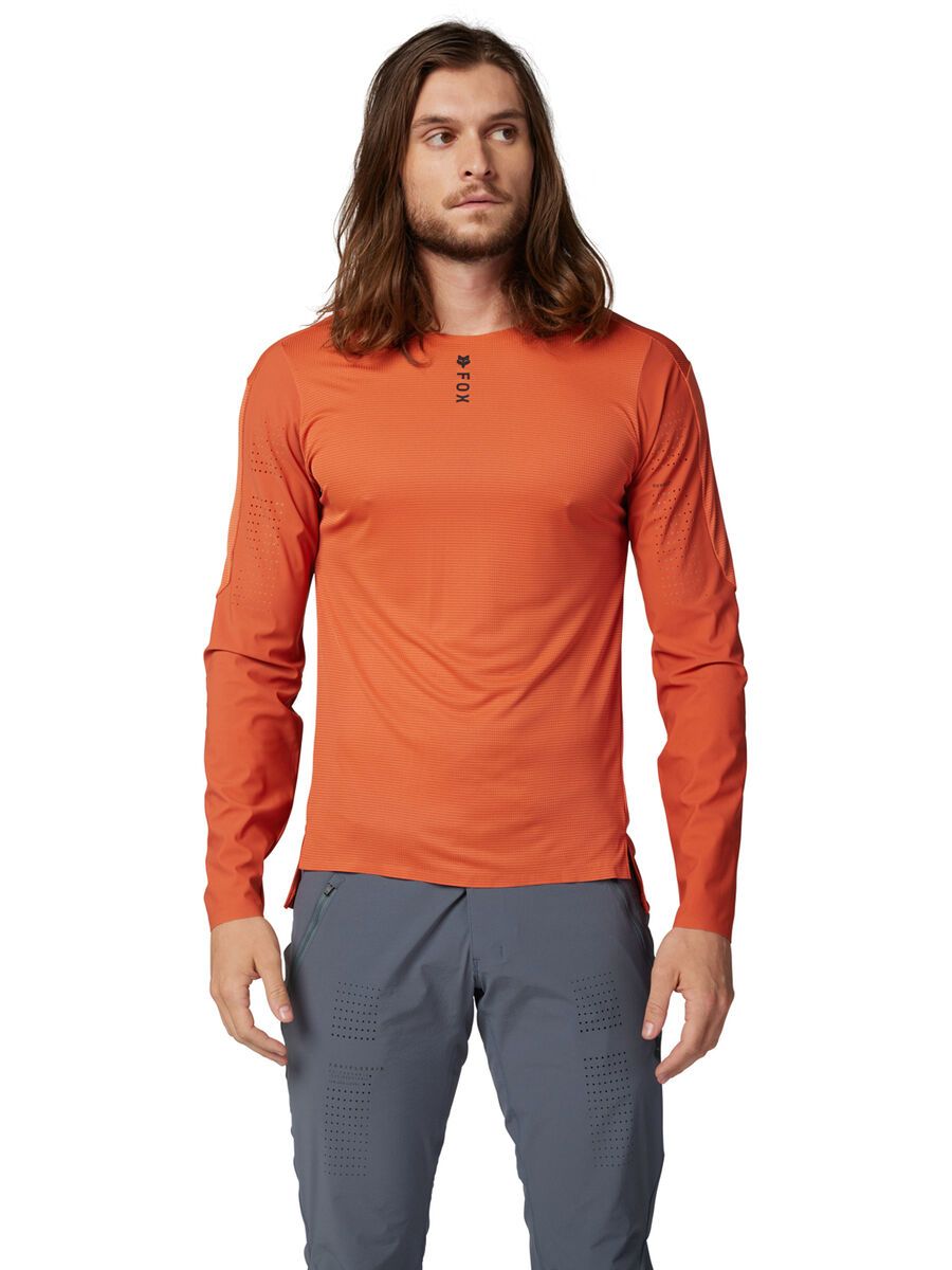 Fox Flexair Pro LS Jersey, atomic orange - Bild 3