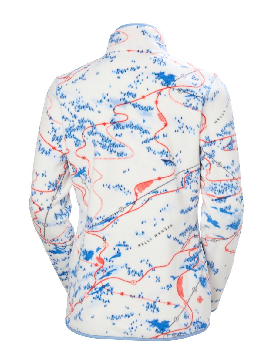 Helly Hansen Maridalen Printed Fleece Damen, white slope map aop - Bild 2