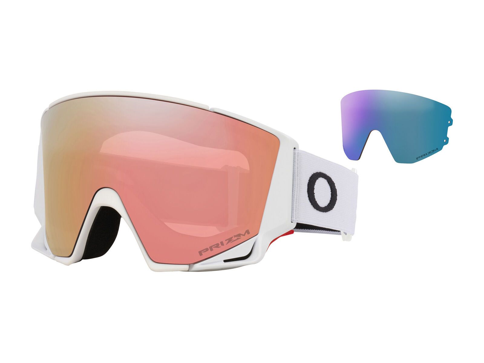 Oakley Flow Scape M, Prizm Rose Gold Iridium & Iced / matte white - Bild 1