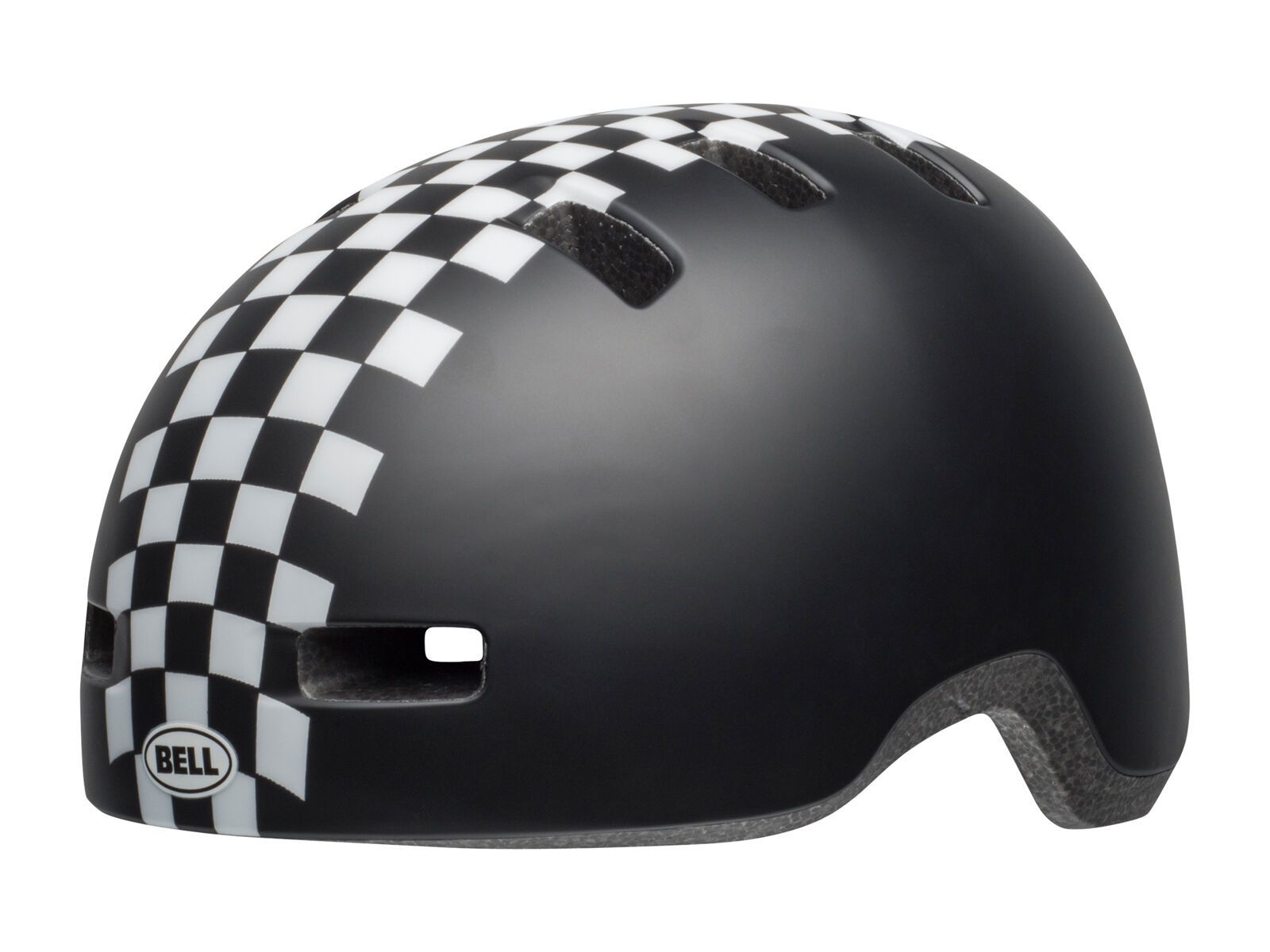 Bell Lil Ripper, matte black/white checkers - Bild 1