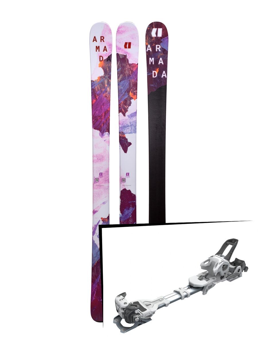 Set: Armada Victa 93 2019 + Tyrolia Ambition 12 AT solid white black - Bild 1