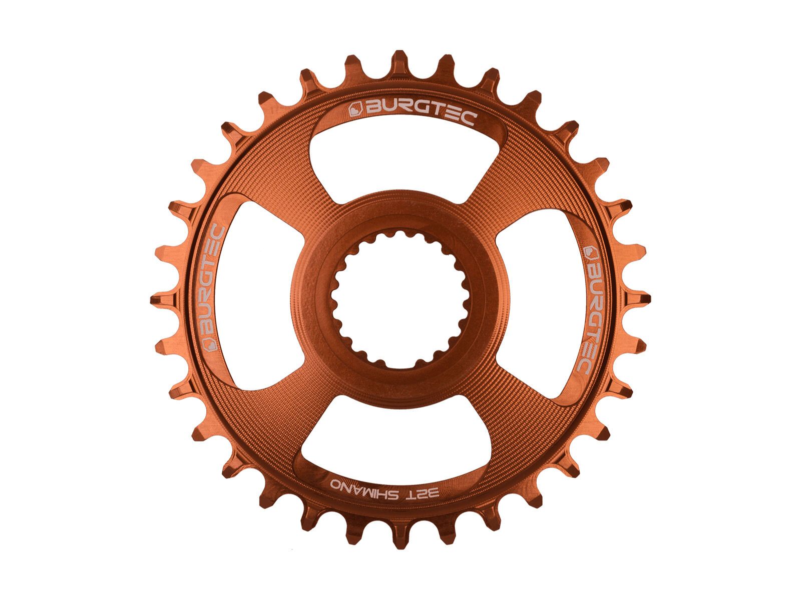 Burgtec Shimano Direct Mount Thick Thin Chainring, kash bronze - Bild 1