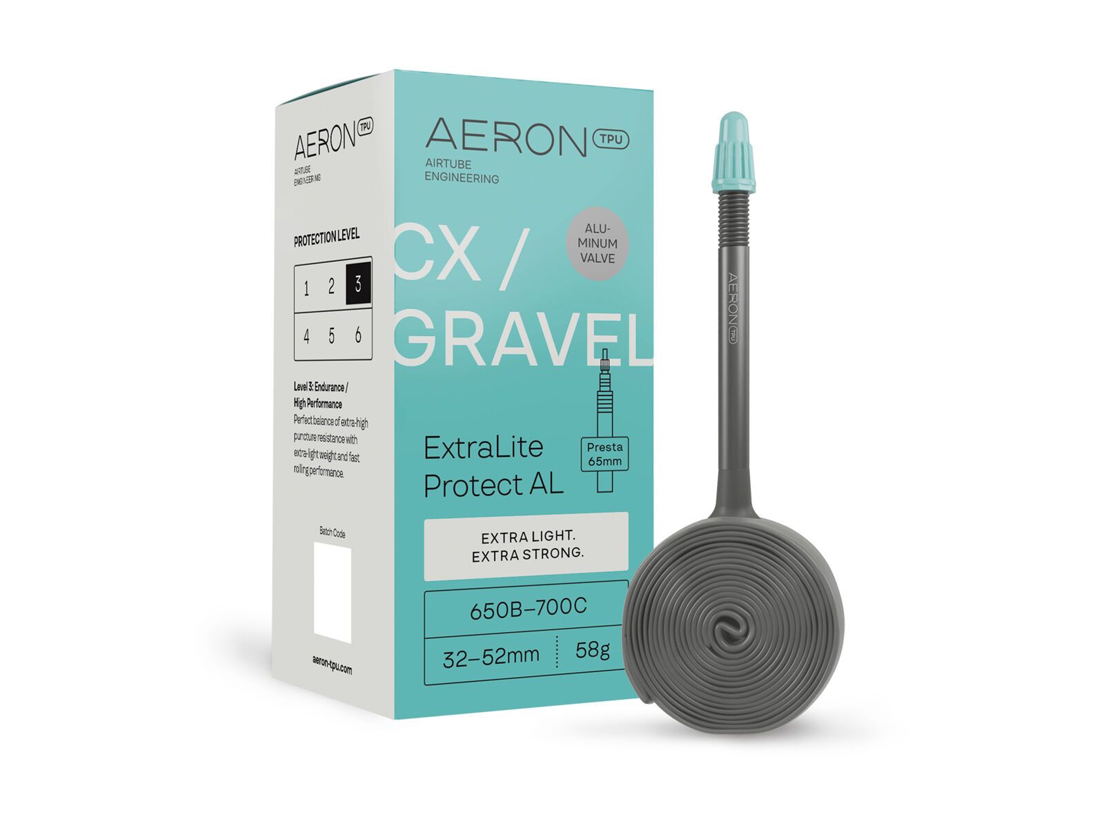 Aeron CX/Gravel - ExtraLite Protect AL / 32-52 / SV65 / 650B-700C - Bild 1