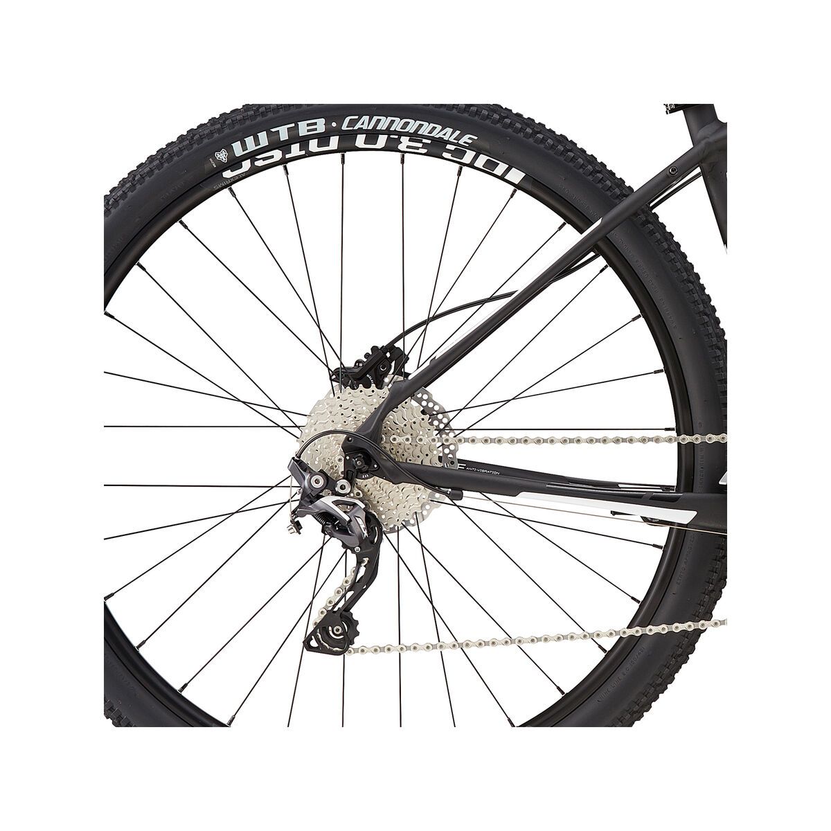 Cannondale Trail 2 29, matte jet black w/ gloss jet black, magnesium white - Bild 4