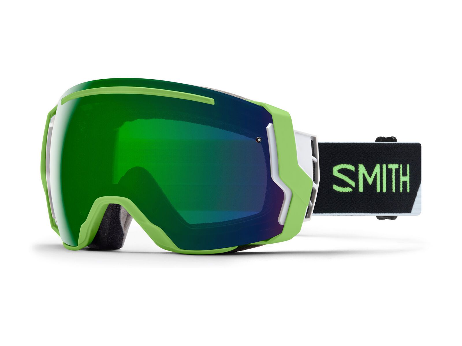 Smith I/O 7 inkl. Wechselscheibe, reactor split/Lens: sun green mirror chromapop/storm rose flash - Bild 1