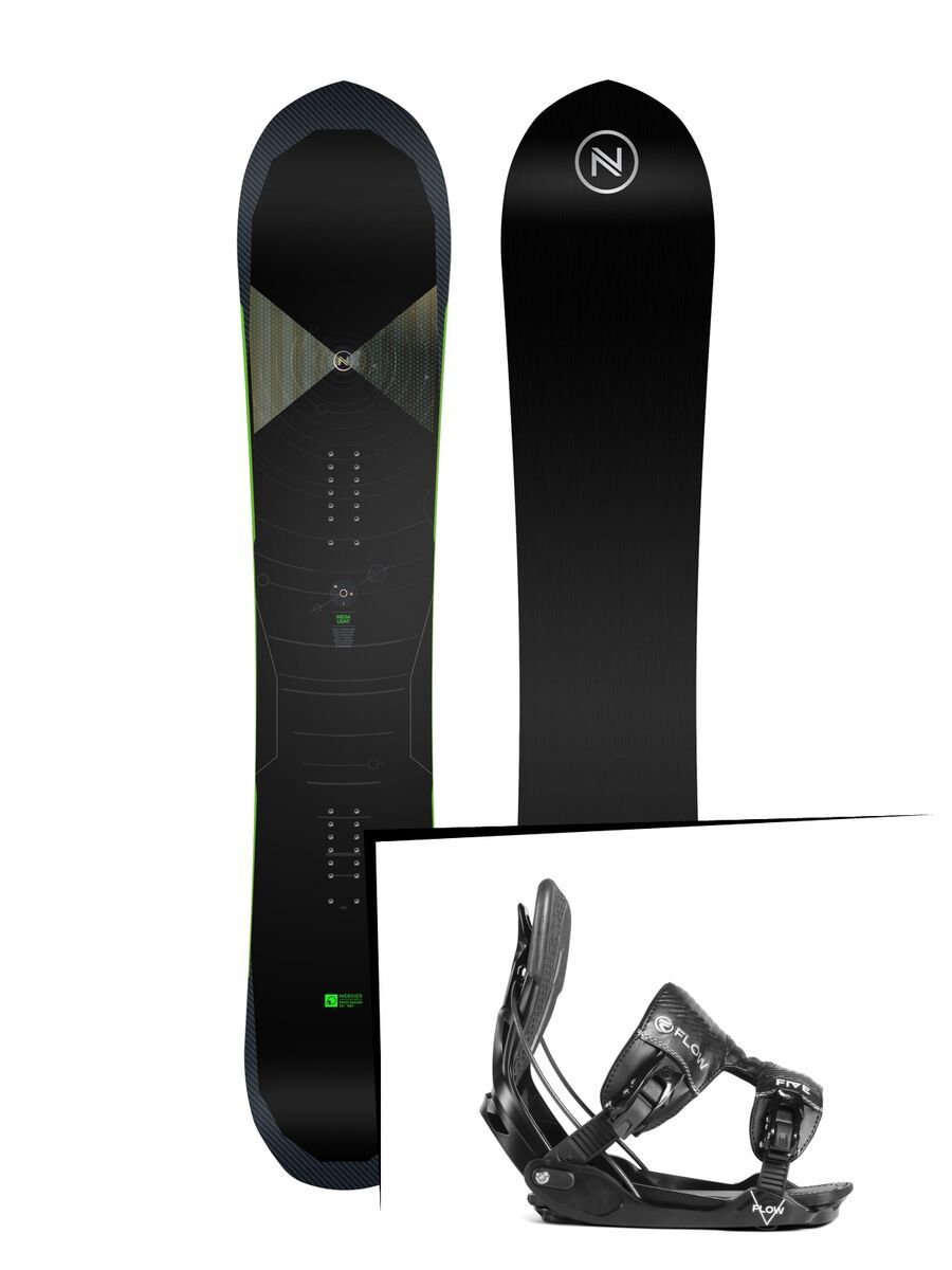 Set: Nidecker Megalight 2019 + Flow Five (2226554S) - Bild 1