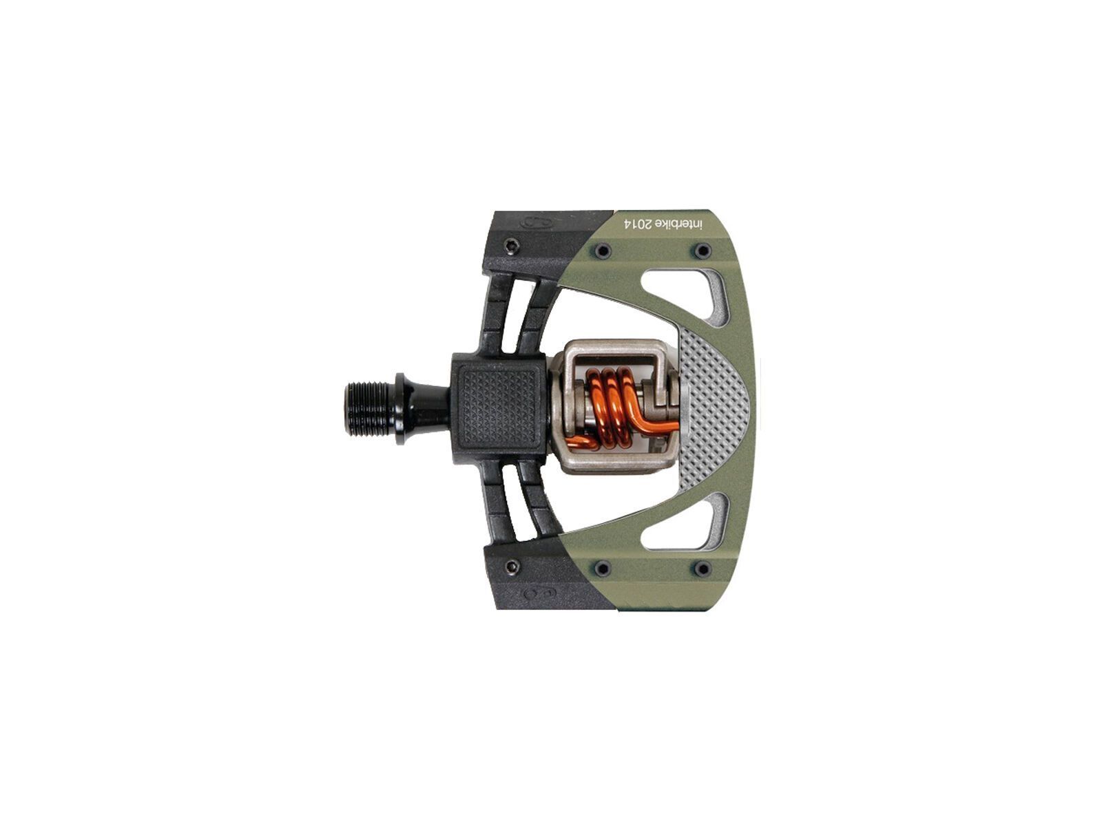 Crankbrothers Mallet 3, olivgrün/orange, L.E. - Bild 1