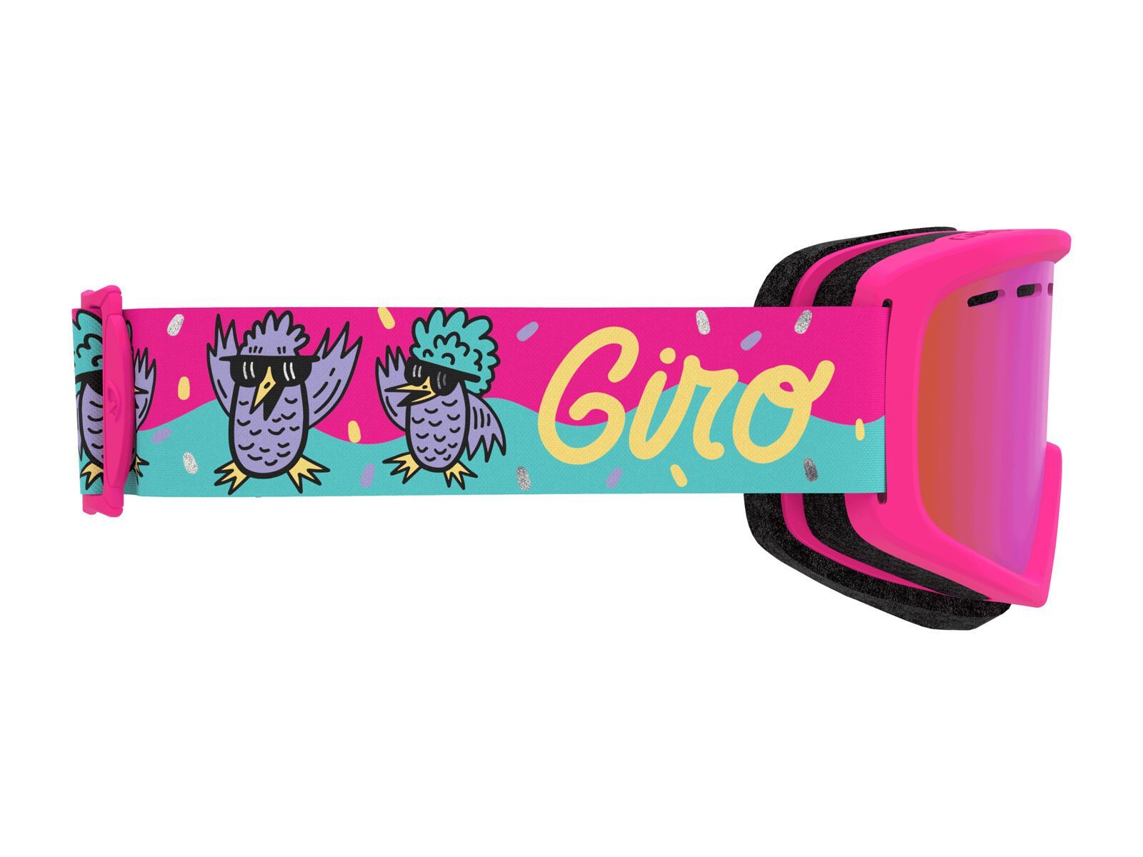 Giro Rev, disco birds/Lens: amber pink - Bild 4