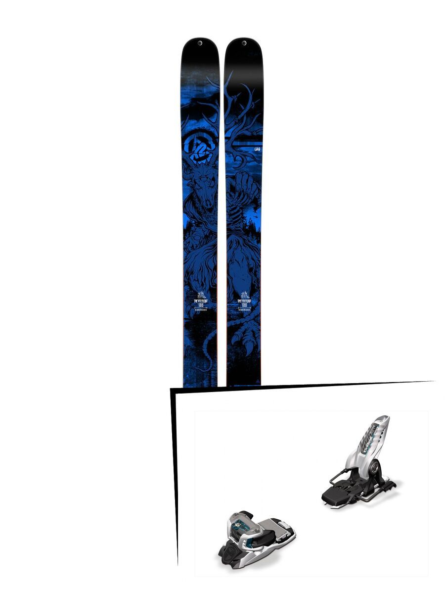 K2 SKI Set: Shreditor 120 2015 + Marker Griffon 13 - Bild 1