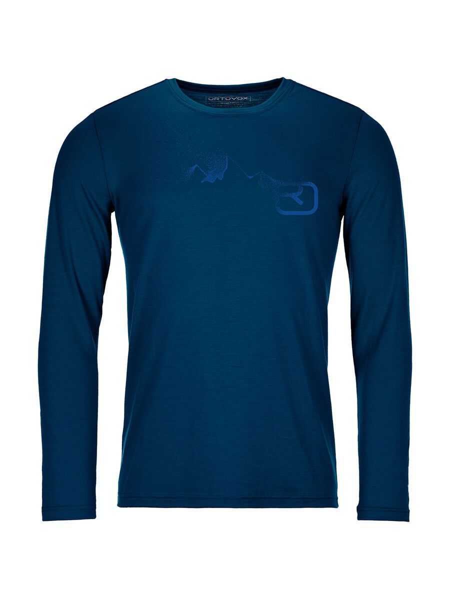 Ortovox 185 Merino Logo Spray LS M, petrol blue - Bild 1