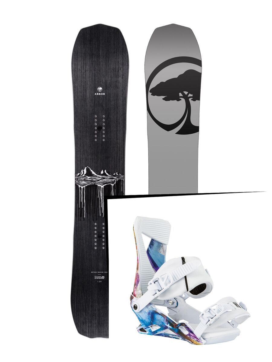 Set: Arbor Iguchi Pro Camber 2017 + Nitro Zero (1459530S) - Bild 1