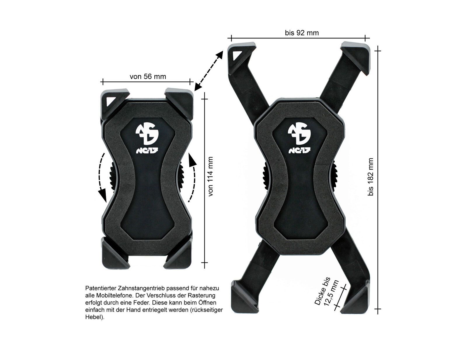 NC-17 Connect 3D Universal Halter #1 - A-Headset Montage - Bild 5