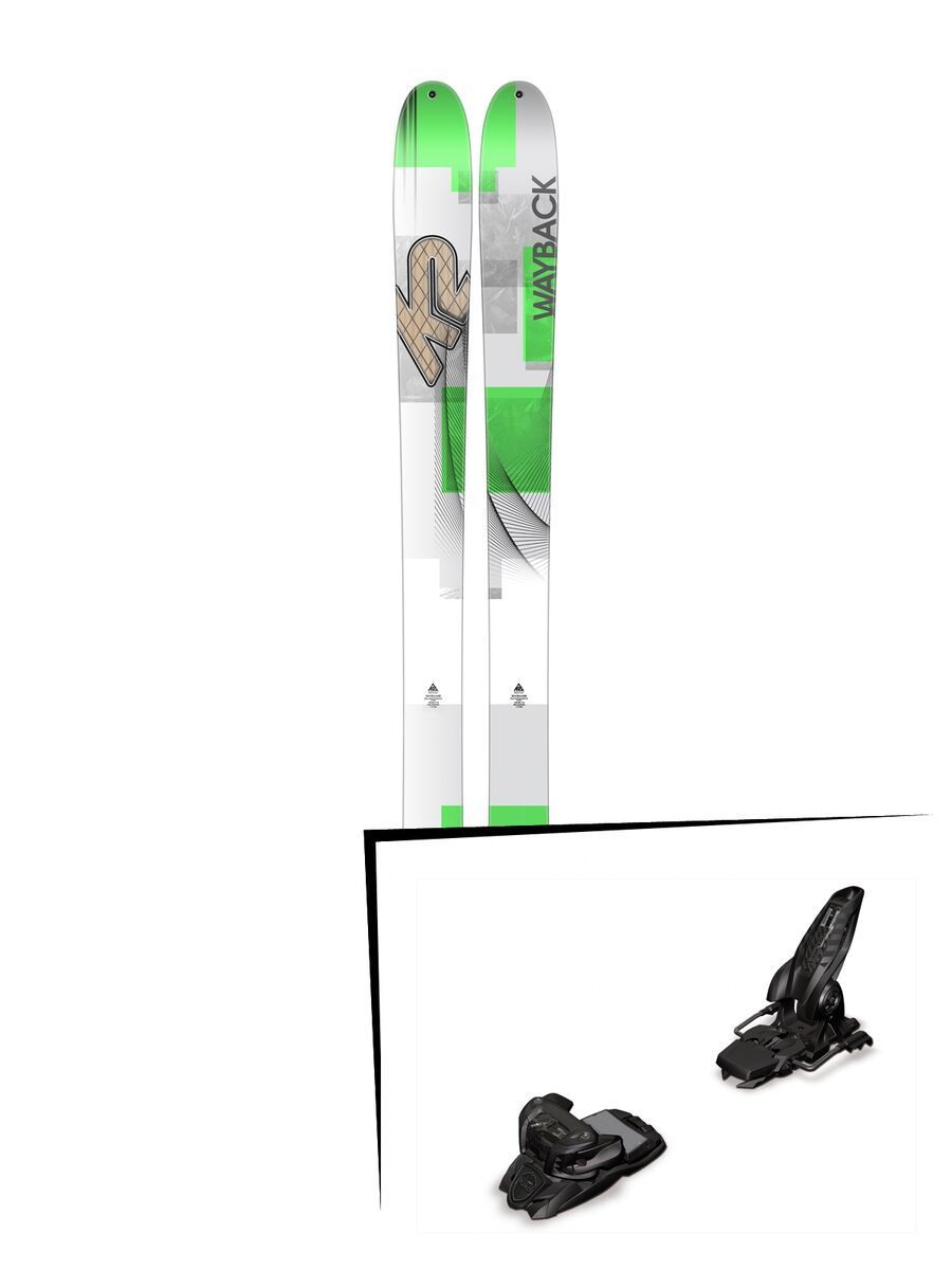 K2 SKI Set: Wayback 96 2016 + Marker Jester 16 - Bild 1