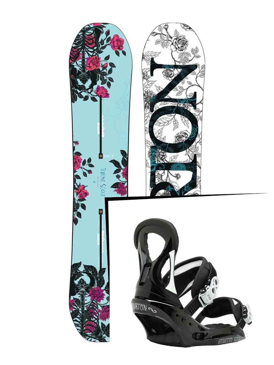 Burton Set: Talent Scout 2016 + Burton Stiletto EST - Bild 1