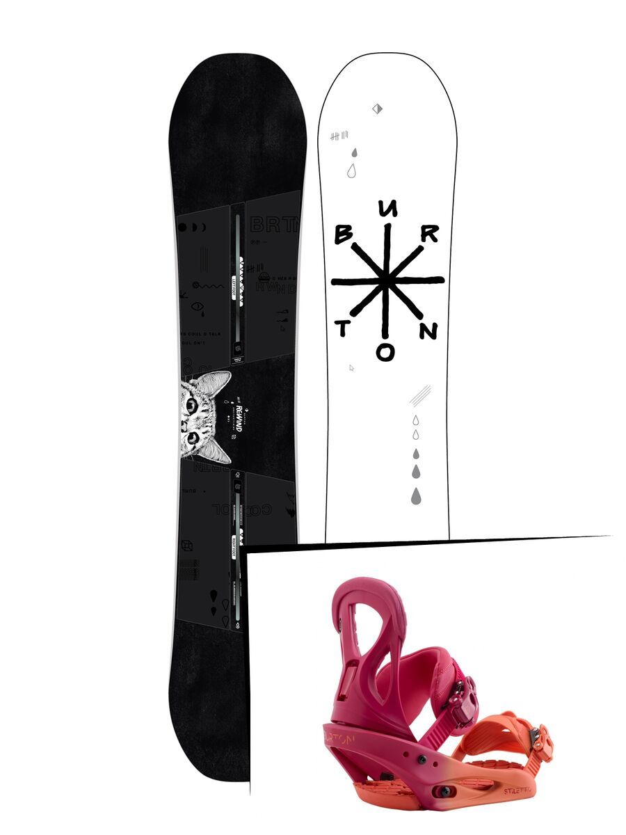 Set: Burton Rewind 2019 +  Stiletto (2218489S) - Bild 1