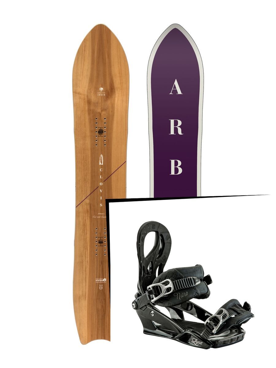 Set: Arbor Clovis Womens 2017 + Nitro Lynx (1691174S) - Bild 1