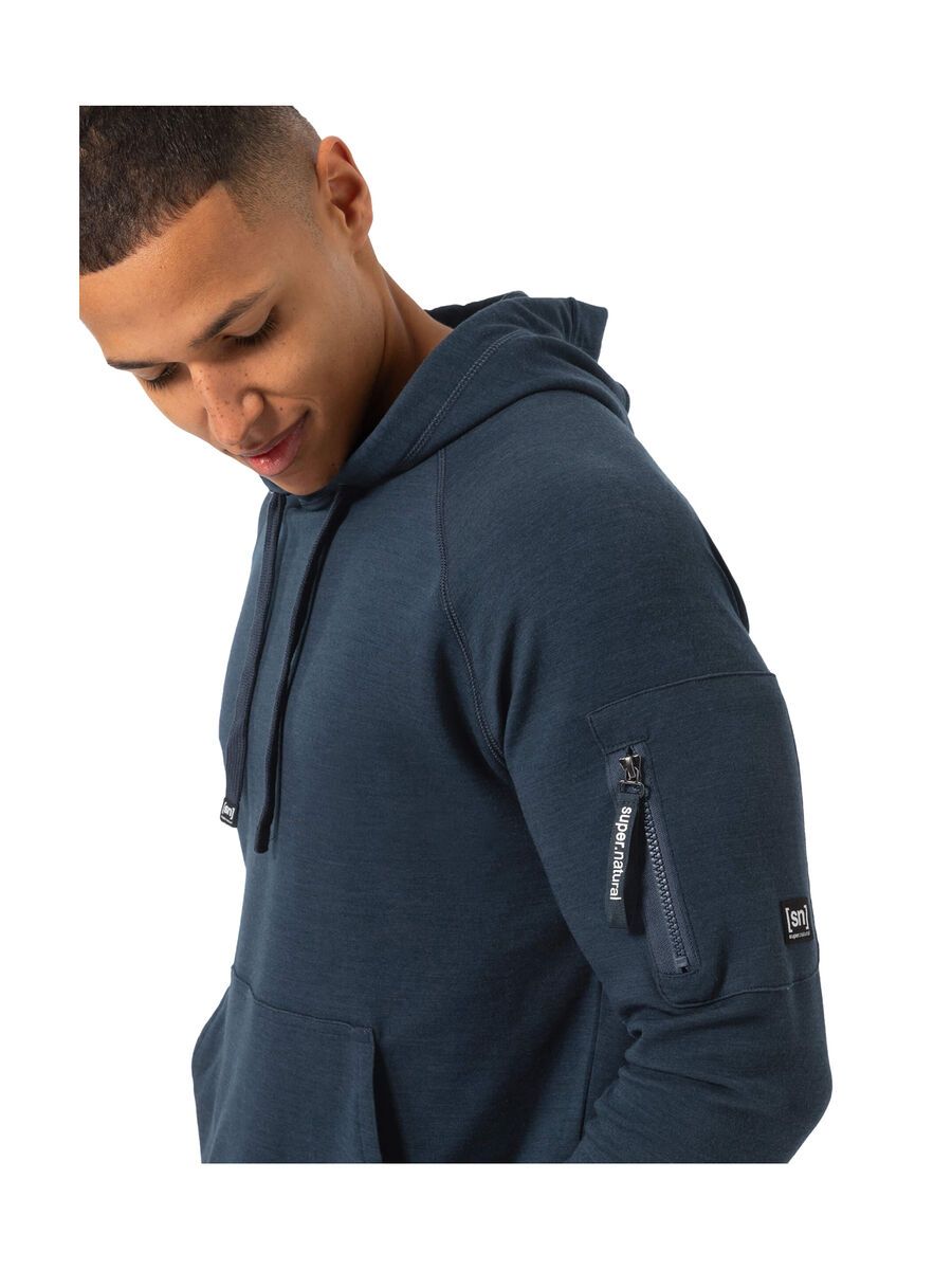 super.natural Favourite Pocket Hoodie Herren, blueberry - Bild 4
